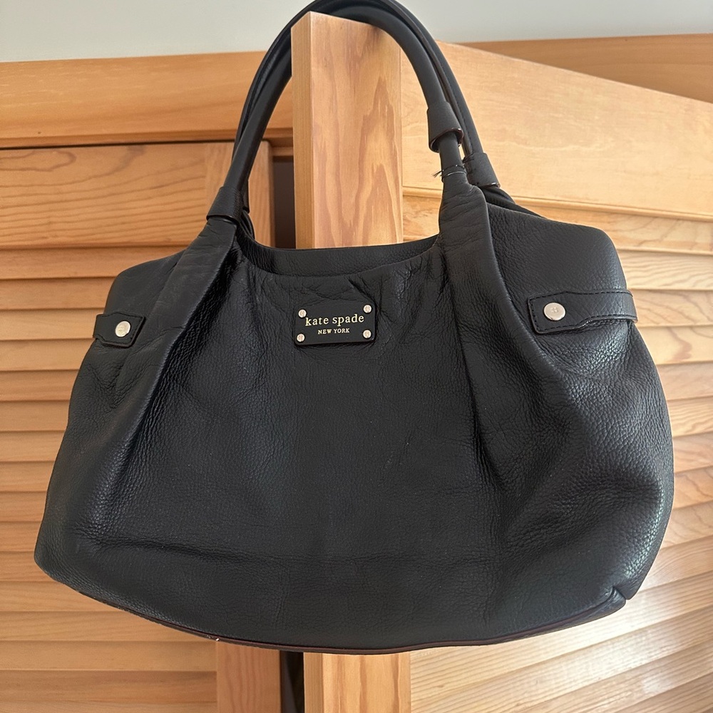 Kate spade black leather purse